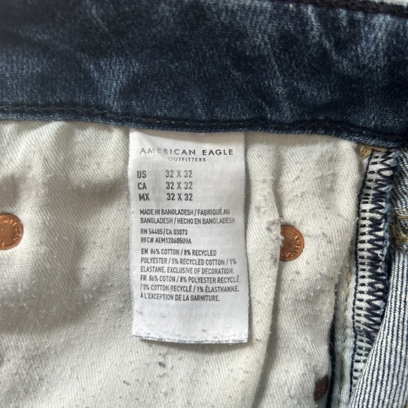 American Eagle Jeans Men's 32x32 (Fits 34x31) Slim Straight AirFlex + Stretch - Picture 5 of 6